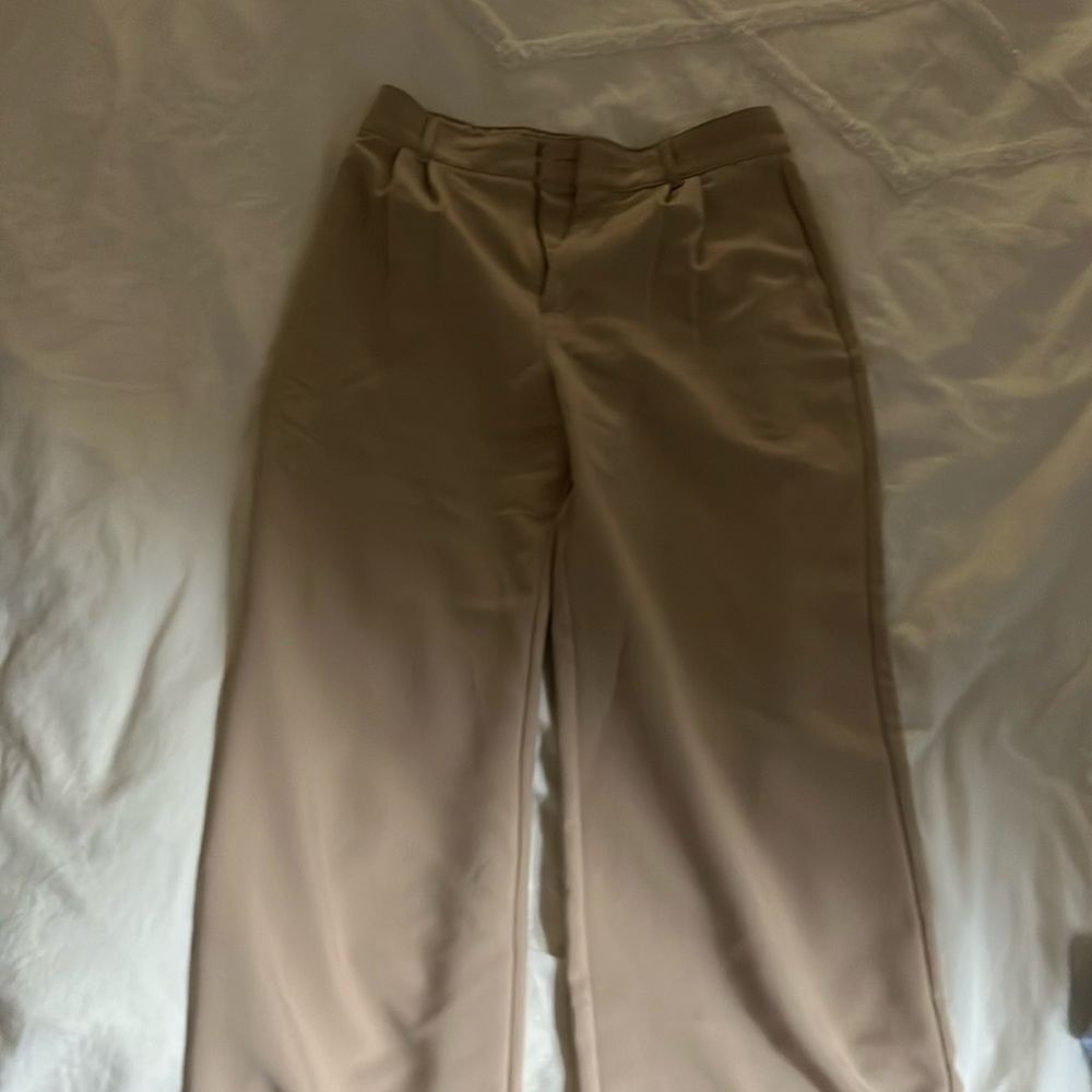 Abercrombie and fitch khaki/tan tailored pants